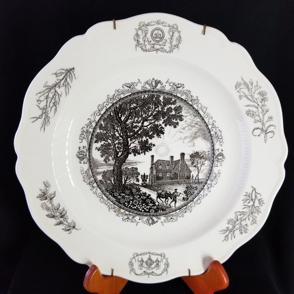 Wedgwood Accents Vintage Wedgwood Williamsburg Restoration Plate